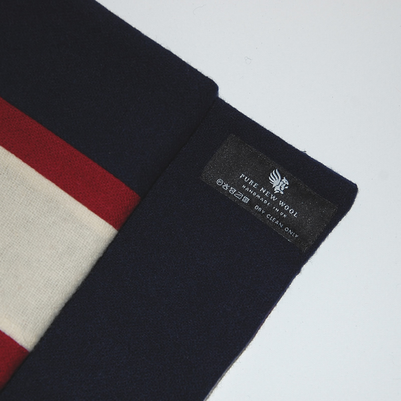 'The Bramley' -Pure Wool Collegiate scarf | Stumper & Fielding